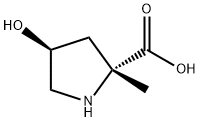 D-Proline, 4-hydroxy-2-methyl-, trans- (9CI) Struktur