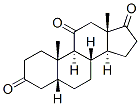 5B-Androstane-3,11,17-trione Struktur