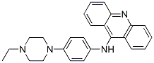 N-[4-(4-ethylpiperazin-1-yl)phenyl]acridin-9-amine Struktur