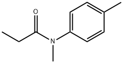 Propanamide,  N-methyl-N-(4-methylphenyl)- Struktur