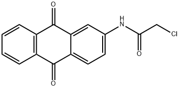 2-Chloro-N-(9,10-dioxo-9,10-dihydro-anthracen-2-yl)-acetamide Struktur