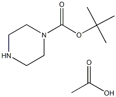 1-Boc-piperazine acetate