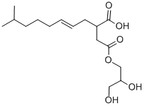 4-(2,3-DIHYDROXYPROPYL) 2-ISONONENYLSUCCINATE, POTASSIUM SALT Struktur