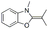 Benzoxazole, 2,3-dihydro-3-methyl-2-(1-methylethylidene)- (9CI) Struktur