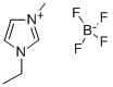 1-Ethyl-3-methylimidazolium tetrafluoroborate Struktur