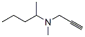 N-methyl-N-(2-pentyl)propargylamine Struktur