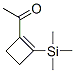 Ethanone, 1-[2-(trimethylsilyl)-1-cyclobuten-1-yl]- (9CI) Struktur