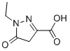 1H-Pyrazole-3-carboxylicacid,1-ethyl-4,5-dihydro-5-oxo-(9CI) Struktur