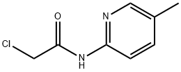 2-chloro-N-(5-methylpyridin-2-yl)acetamide Struktur