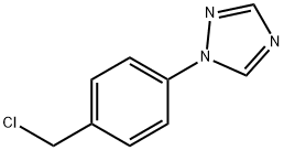 1-[4-(chloromethyl)phenyl]-1H-1,2,4-triazole Struktur