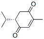 2-Cyclohexene-1,4-dione,2-methyl-5-(1-methylethyl)-,(S)-(9CI) Struktur