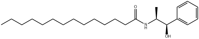 D-ERYTHRO-2-TETRADECANOYLAMINO-1-PHENYL-1-PROPANOL Struktur