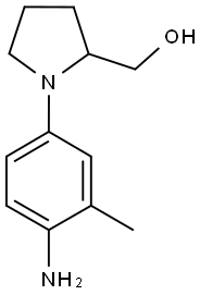 1-(4-AMINO-3-METHYLPHENYL)-2-PYRROLIDINEMETHANOL Struktur