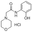 N-(2-Hydroxyphenyl)-4-morpholineacetamide monohydrochloride Struktur