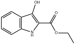 3-HYDROXY-1H-INDOLE-2-CARBOXYLIC ACID ETHYL ESTER Struktur