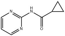 Cyclopropanecarboxamide, N-2-pyrimidinyl- (8CI,9CI) Struktur