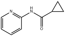 Cyclopropanecarboxamide, N-2-pyridinyl- (9CI) Struktur