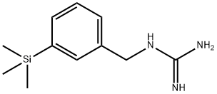 3-trimethylsilylbenzylguanidine Struktur