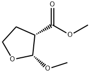 3-Furancarboxylicacid,tetrahydro-2-methoxy-,methylester,(2R-cis)-(9CI) Struktur