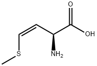 3-Butenoic acid, 2-amino-4-(methylthio)-, (S-(Z))- Struktur