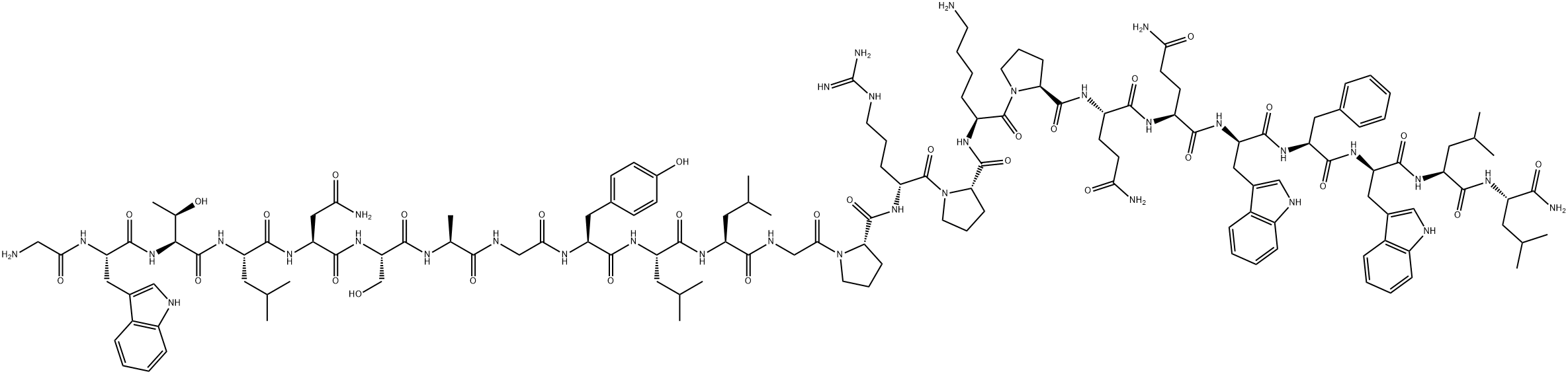 GALANIN (1-13)-SPANTIDE I Struktur