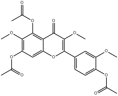 5,7-ビス(アセチルオキシ)-2-[4-(アセチルオキシ)-3-メトキシフェニル]-3,6-ジメトキシ-4H-1-ベンゾピラン-4-オン