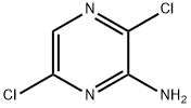 2-amino-3,6-dichloropyrazine Struktur