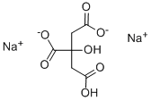 Disodium citrate Struktur