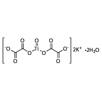 POTASSIUM TITANIUM OXALATE DIHYDRATE Struktur