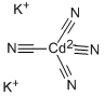 CADMIUM POTASSIUM CYANIDE Struktur