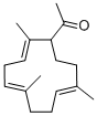 2,5,10-TRIMETHYL-2,5,9-CYCLODODECATRIEN-1-YL METHYL KETONE Struktur