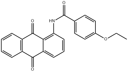 N-(9,10-dioxo-9,10-dihydro-1-anthracenyl)-4-ethoxybenzamide Struktur