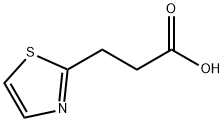 3-(2-THIAZOLYL)PROPIONIC ACID Structure