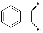 rel-(1R*)-1β*,2α*-Dibromo-1,2-dihydrobenzocyclobutene Struktur