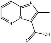 2-Methylimidazo(1,2-b)pyridazine-3-carboxylic acid Struktur