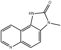 2H-Imidazo[4,5-f]quinolin-2-one,1,3-dihydro-3-methyl-(9CI) Struktur