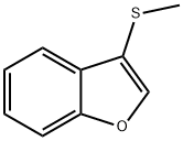 Benzofuran,  3-(methylthio)- Struktur