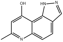 7-Methyl-1H-pyrazolo[3,4-f]quinolin-9-ol Struktur