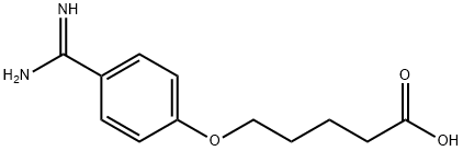 5-(4'-AMidinophenoxy)pentanoic Acid Struktur