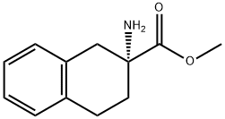 2-Naphthalenecarboxylicacid,2-amino-1,2,3,4-tetrahydro-,methylester,(2R)-(9CI) Struktur