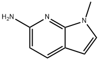 1-methyl-1H-pyrrolo[2,3-b]pyridin-6-amine Struktur