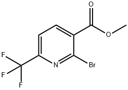 Methyl 2-bromo-6-(trifluoromethyl)nicotinate Struktur