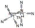 thorium tetracyanoplatinate(II) Struktur