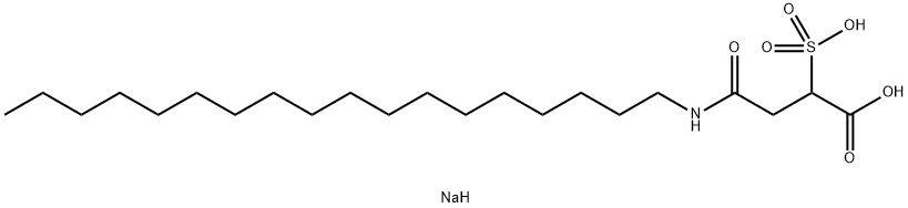 N-OCTADECYL DISODIUM SULFOSUCCINATE Struktur