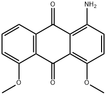 1-Amino-4,5-dimethoxy-9,10-anthracenedione Struktur