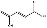 2,4-Pentadienoic acid, 4-hydroxy-, (E)- (9CI) Struktur