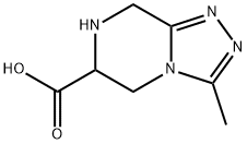 1,2,4-Triazolo[4,3-a]pyrazine-6-carboxylicacid,5,6,7,8-tetrahydro-3-methyl-(9CI) Struktur