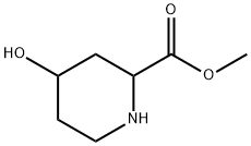 Methyl 4-hydroxypiperidine-2-carboxylate Struktur