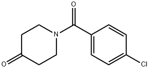 1-(4-CHLORO-BENZOYL)-PIPERIDIN-4-ONE Struktur