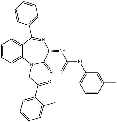 (R)-N-[2,3-DIHYDRO-1-[2-(2-METHYLPHENYL)-2-OXOETHYL]-2-OXO-5-PHENYL-1H-1,4-BENZODIAZEPIN-3-YL]-N'-(3-METHYLPHENYL)-UREA price.